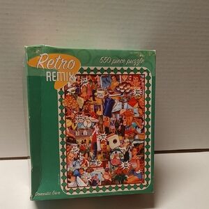 Retro Remix 550 Piece Puzzle Domestic Diva Vintage GUC
